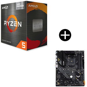 AMD Ryzen 5 5600GT BOX With Wraith Stealth Cooler CPU + ASUS TUF GAMING B550-PLUS �}�U�[�{�[�h �Z�b�g