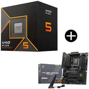 AMD Ryzen 5 9500F CPU + MSI MAG B850 TOMAHAWK MAX WIFI �}�U�[�{�[�h �Z�b�g