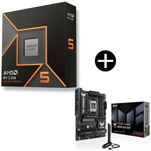 AMD Ryzen 5 9600X W/O Cooler WOF (6C/12T�A3.9GHz�A65W) CPU + ASUS TUF GAMING B650E-PLUS WIFI �}�U�[�{�[�h �Z�b�g
