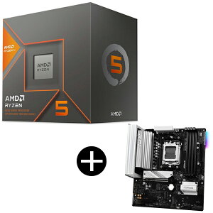 AMD Ryzen 5 8600G BOX With Wraith Stealth Cooler CPU + ASRock B650M Pro X3D �}�U�[�{�[�h �Z�b�g