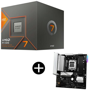 AMD Ryzen 7 8700G Wraith Stealth Cooler CPU + ASRock B650M Pro X3D �}�U�[�{�[�h �Z�b�g