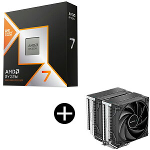 AMD Ryzen 7 9800X3D CPU + DEEPCOOL R-AK620-BKNNMT-G �u���b�N �T�C�h�t���[�^CPU�N�[���[ �Z�b�g