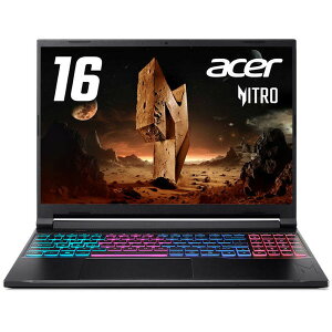 ANV16S-41-A76Y56/E ACER �I�u�V�f�B�A���u���b�N Nitro V 16S AI [�m�[�g�p�\�R�� 16�^ / Win11 Home]