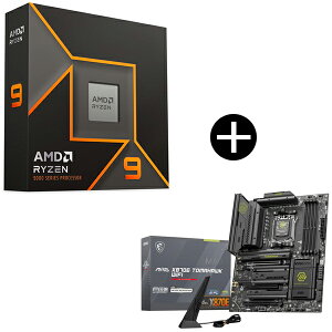 AMD Ryzen 9 9900X W/O Cooler WOF (12C/24T�A4.4GHz�A120W) CPU + MSI MAG X870E TOMAHAWK WIFI �}�U�[�{�[�h �Z�b�g