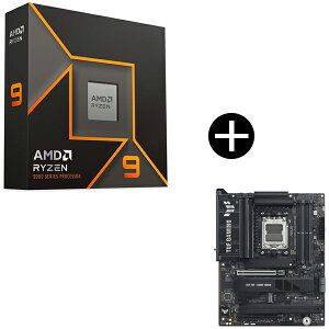 AMD Ryzen 9 9900X W/O Cooler WOF (12C/24T�A4.4GHz�A120W) CPU + ASUS TUF GAMING X870E-PLUS WIFI7 �}�U�[�{�[�h �Z�b�g
