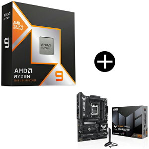 AMD Ryzen 9 9950X3D CPU + ASUS TUF GAMING B850-PLUS WIFI �}�U�[�{�[�h �Z�b�g