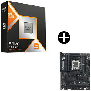 AMD Ryzen 9 9950X3D CPU + ASUS TUF GAMING X870E-PLUS WIFI7 �}�U�[�{�[�h �Z�b�g