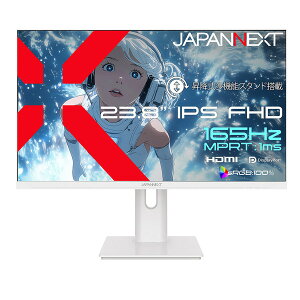 JN-IPS238G165F-HSP-W JAPANNEXT �z���C�g [23.8�^ �Q�[�~���O���j�^�[]