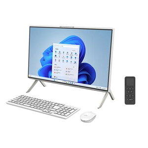 FMVF55K1WA �x�m�� �z���C�g [�f�X�N�g�b�v�p�\�R�� 23.8�^ / Win11 Home & Business / DVD�X�[�p�[�}���` / Office����]