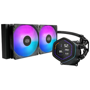 MLX-D24M-A18PA-RD CoolerMaster �u���b�N MasterLiquid Core Nex Digital 240 [����CPU�N�[���[]