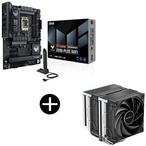 ASUS TUF GAMING Z890-PLUS WIFI �}�U�[�{�[�h + DEEPCOOL R-AK620-BKNNMT-G �u���b�N �T�C�h�t���[�^CPU�N�[���[ �Z�b�g