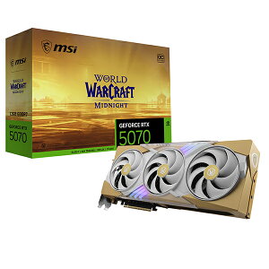 GeForce RTX 5070 12G World of Warcraft MIDNIGHT LIGHT EDITION OC MSI [�O���t�B�b�N�{�[�h]
