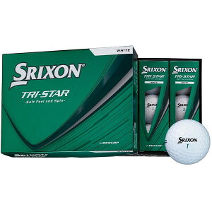 SRIXON TRI-STAR(�g���C�X�^�[) �{�[�� 2026�N���f�� 1�_�[�X(12����) �z���C�g DUNLOP �y���{���K�i�z