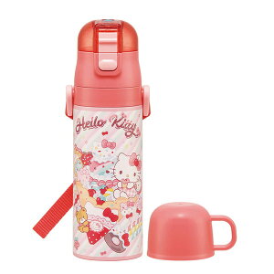 SKDC4 �n���[�L�e�B Fancy Snacks Weets �X�P�[�^�[ ���� �q���p 2WAY ������ 470ml �R�b�v���� 430ml ���̎q �X�e�����X �ۉ� �ۗ� �y�� waterbottle �X�|�[�c�{�g�� �L�b�Y ���ǂ� ���r