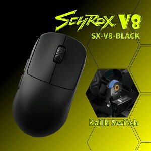 SX-V8-BLACK-KO SCYROX �u���b�N [���C�����X�Q�[�~���O�}�E�X]