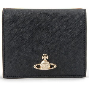 Vivienne Westwood ���B���B�A�� �E�G�X�g�E�b�h ��܂���z ���z �u���b�N �� 51150030W S000B N402 BIFOLD WALLET BLACK 3D ORB �u�����h �a���� �V���� �N���X�}�X �M�t�g �v���[���g �y���s�A���i�z