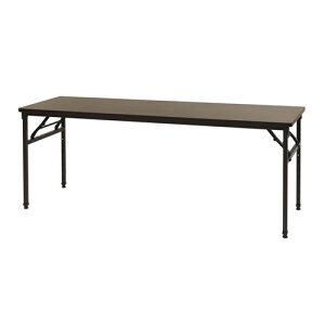�y�@�l����z OST-1860-W-BKDBR Netforce �u���b�N�r×�_�[�N�u���E���V�� [�܂肽���ݏ��~�e�[�u�� ��1800×���s600×����700�`1000mm] ���[�J�[����