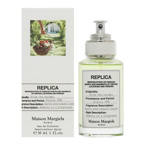 Maison Margiela ���]���}���W�F�� ���� ���f�B�[�X �����Y ���j�Z�b�N�X ���v���J �t���� �U�K�[�f�� �I�[�h�g���� 30ml MAM-REPLICAFROMTHEG-30 �t���O�����X �a���� �V���� �N���X�}�X �M�t�g �v���[��