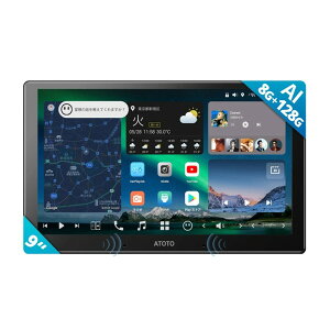 X10G209E ATOTO [9�C���` 8G+128G 2DIN Android 13 �J�[�i�r]