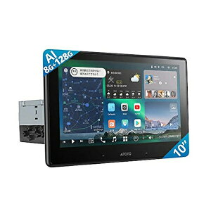 X10G110E ATOTO [10�C���` 8G+128G �t���[�e�B���O�^ 1DIN or 2DIN Android �J�[�i�r]