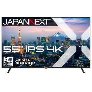 JN-IPS55UHD-M-H5 JAPANNEXT ���[�J�[�ۏ�5�N���f�� [55�^ ���C�h 4K �t���f�B�X�v���C]