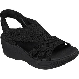�X�P�b�`���[�Y 120012 BBK PARALLEL LITE - SUMMER INVITE �u���b�N 24.0cm SKECHERS [�T���_�� ���f�B�[�X]