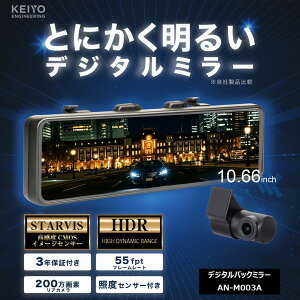 AN-DM003A KEIYO �Ƃɂ������邢�f�W�^���o�b�N�~���[ (3�N���[�J�[�ۏؕt)