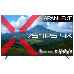 JN-iE75U-M JAPANNEXT [75�C���` ���C�h �t���f�B�X�v���C]