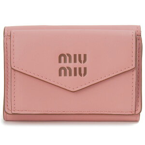 ミュウミュウ(MIUMIU) ピンク 三つ折り財布 | 通販・人気ランキング 