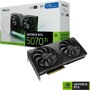VCG5070T16DFSXPB1-O PNY GeForce RTX 5070 Ti 16GB OC SLIM [�O���t�B�b�N�{�[�h]