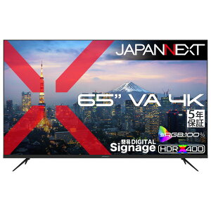 JN-V65U2-M-H5 JAPANNEXT [65�^ 4K �t�����j�^�[ (5�N���[�J�[�ۏ�)]