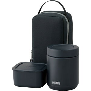 JEE-801-BK THERMOS �u���b�N [�^��f�M�X�[�v�����`�Z�b�g (�X�[�v�W���[0.4L�E�e��0.4L)] XP1025