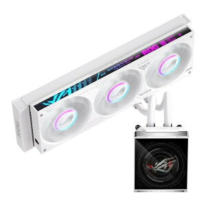 ROG STRIX SLC IV 360 ARGB LCD WT ASUS �z���C�g [����CPU�N�[���[]