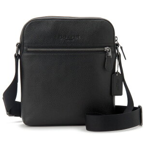 COACH �R�[�` �V�����_�[�o�b�O �u���b�N �� �����Y 4011 QBBK HOUSTON FLIGHT BAG BLACK �u�����h �a���� �V���� �N���X�}�X �M�t�g �v���[���g �y���s�A���i�z