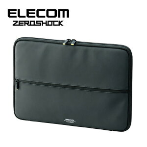 【エントリーでP10倍!24日20:00-27日9:59】 インナーケース パソコンバッグ 撥水加工 〜13.3インチ ゼロショック MacBook Pro 13 ブラック