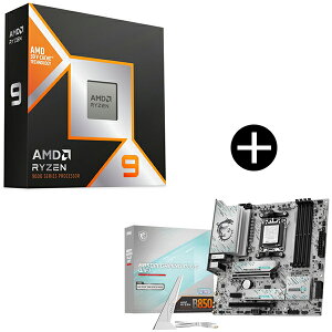 AMD Ryzen 9 9950X3D CPU + MSI B850M GAMING PLUS WIFI B850M GAMING PLUS WIFI �}�U�[�{�[�h �Z�b�g