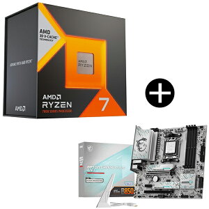 AMD Ryzen 7 7700X3D W/O Cooler CPU (8C/16T�E4.0GHz�E120W) + MSI B850M GAMING PLUS WIFI B850M GAMING PLUS WIFI �}�U�[�{�[�h �Z�b�g
