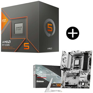 AMD Ryzen 5 8600G BOX With Wraith Stealth Cooler CPU + MSI B850 GAMING PLUS WIFI6E B850 GAMING PLUS WIFI6E �}�U�[�{�[�h �Z�b�g