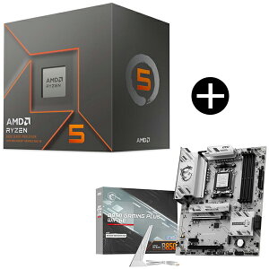AMD Ryzen 5 8500G BOX With Wraith Stealth Cooler CPU + MSI B850 GAMING PLUS WIFI6E B850 GAMING PLUS WIFI6E �}�U�[�{�[�h �Z�b�g