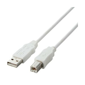 [5m �G�RUSB�P�[�u��(A-B)] ELECOM USB2-ECO50WH