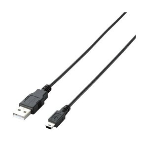 ELECOM EURoHS�w�ߏ����G�RUSB2.0�P�[�u��1m�u���b�N U2C-JM10BK