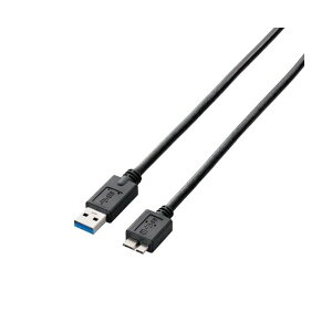 ELECOM USB3-AMB20BK �u���b�N [USB3.0�P�[�u��(A-microB) 2m]