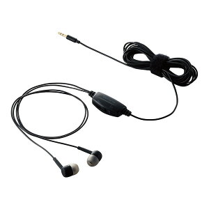 ELECOM EHP-TV11C5BK �e���r�p�C���z�� ��3.5mm 3�Ƀ~�j�v���O �X�e���I ������ �J�i���^ 5m Y�^ �u���b�N