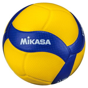 MIKASA V300W ブルー/イエロー [バレーボール5号 検定球 国際公認球]