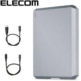 ELECOM STHG4000402 [HDD LaCie 4TB Mobile Drive External Hard Drive USB-C USB3.1 Gen1 ケーブル Type-C スペースグレイ] メーカー直送
