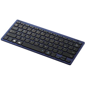 ELECOM TK-FBP102BU [Bluetooth�~�j�L�[�{�[�h/�p���^�O���t��/�y��/�}���`OS�Ή�/�u���[] ���[�J�[���� �V����