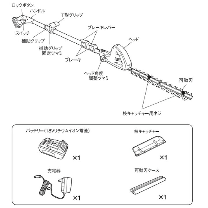 楽天市場】園芸用バリカン 充電式 伸縮式 伸びる 最長3m 連続使用 約60分 首振り170° 軽量 軽い 持ちやすい 三面刃 ポールバリカン 電動 草刈り 剪定 除草作業 芝刈り ガーデニング 庭 園芸用品 ムサシ PL-5001 : 総合通販PREMOA 楽天市場店