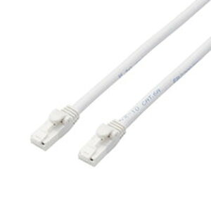 ELECOM LD-GPAT/WH30/RS LAN�P�[�u�� CAT6A�Ή� EU RoHS�w�ߏ��� �ܐ܂�h�~ �ȈՃp�b�P�[�W�d�l 30m ������ �z���C�g ���[�J�[����