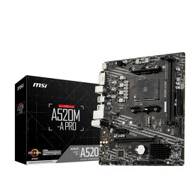 【6/5限定！エントリー＆抽選で最大100%Pバック】 MSI A520M-A PRO [マザーボード]