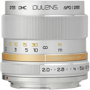 �ŋ� DULENS APO 85mm F2 �L���m��EF�}�E���g (�V���o�[) [���������Y]